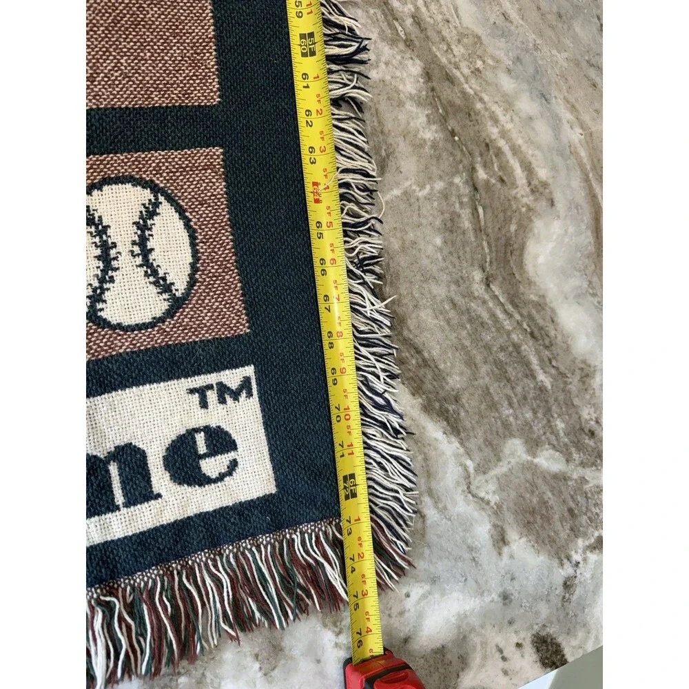 Baseball Throw Blanket The National Pastime The Art Of Baseball 75” X 50”